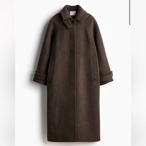 H&M wool blend car coat